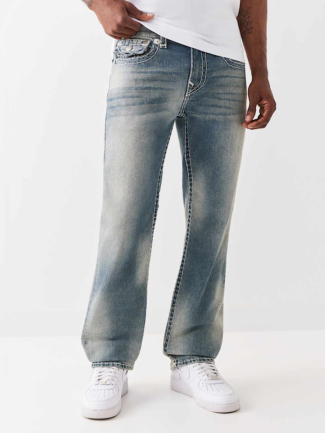 RICKY SUPER T FLAP STRAIGHT JEAN 34"