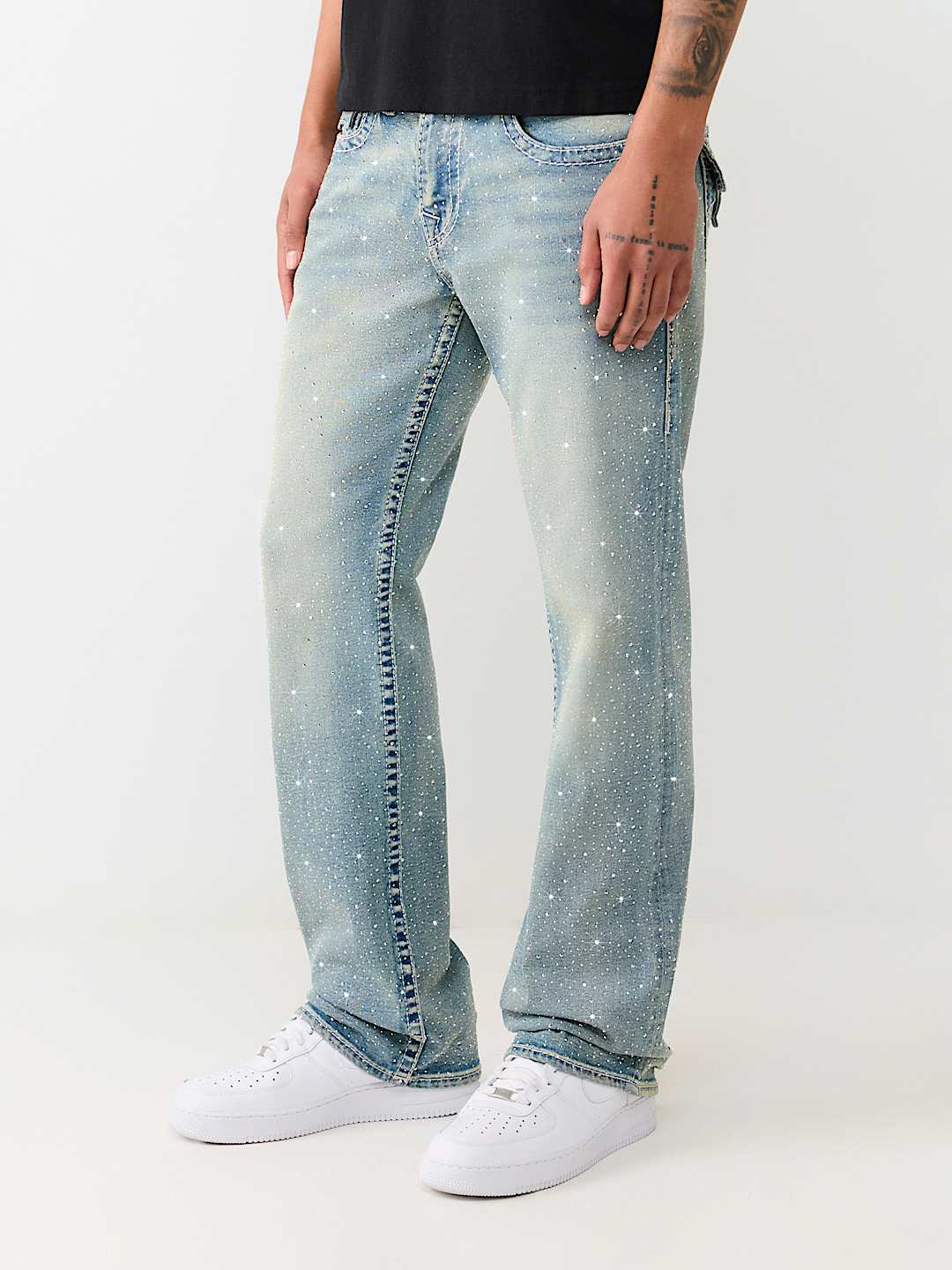 JEANS CORTE DE BOTA BILLY BIG T CON ESTR&Aacute;S Y SOLAPA DE 34", image 3
