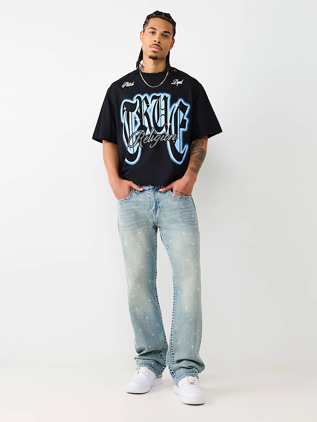JEANS CORTE DE BOTA BILLY BIG T CON ESTR&Aacute;S Y SOLAPA DE 34", image 7