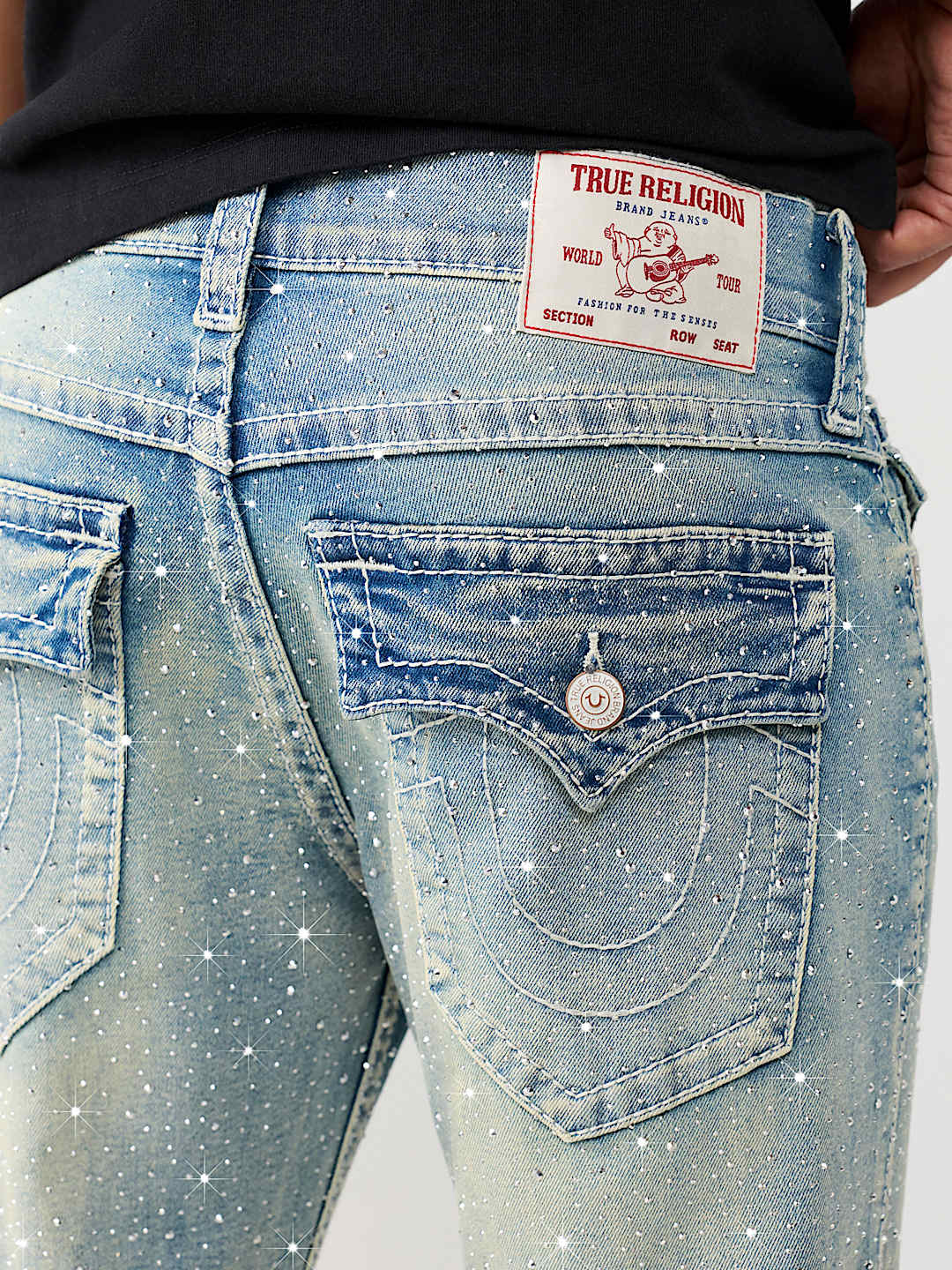 JEANS CORTE DE BOTA BILLY BIG T CON ESTR&Aacute;S Y SOLAPA DE 34", image 1