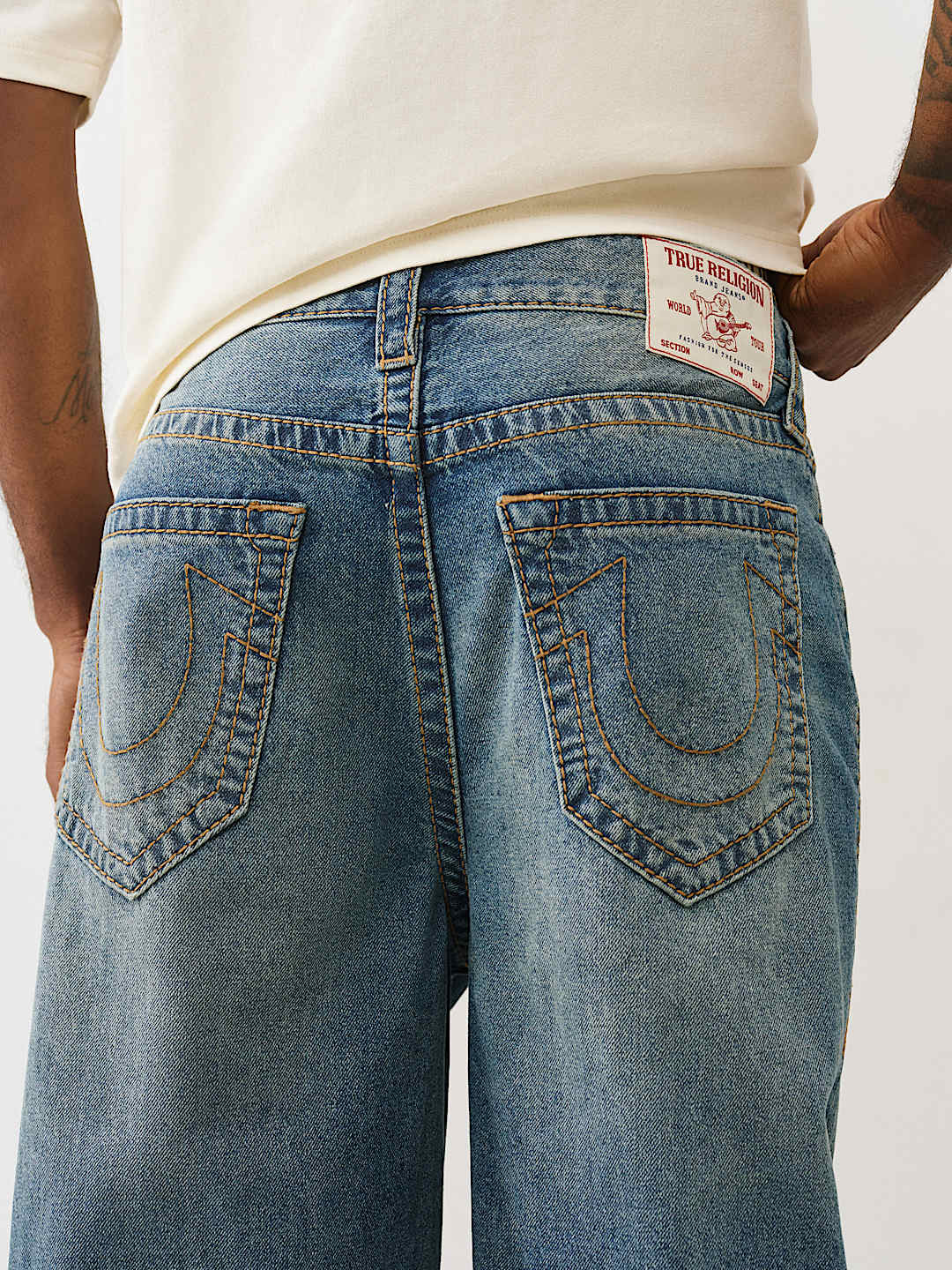 DISTRESSED BIG T SKATE JEAN, image 2