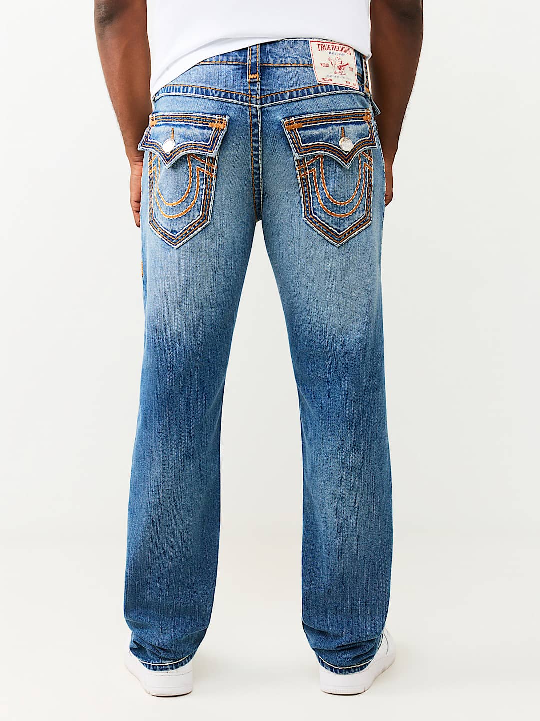 RICKY SUPER T ROPE STITCH FLAP STRAIGHT JEAN