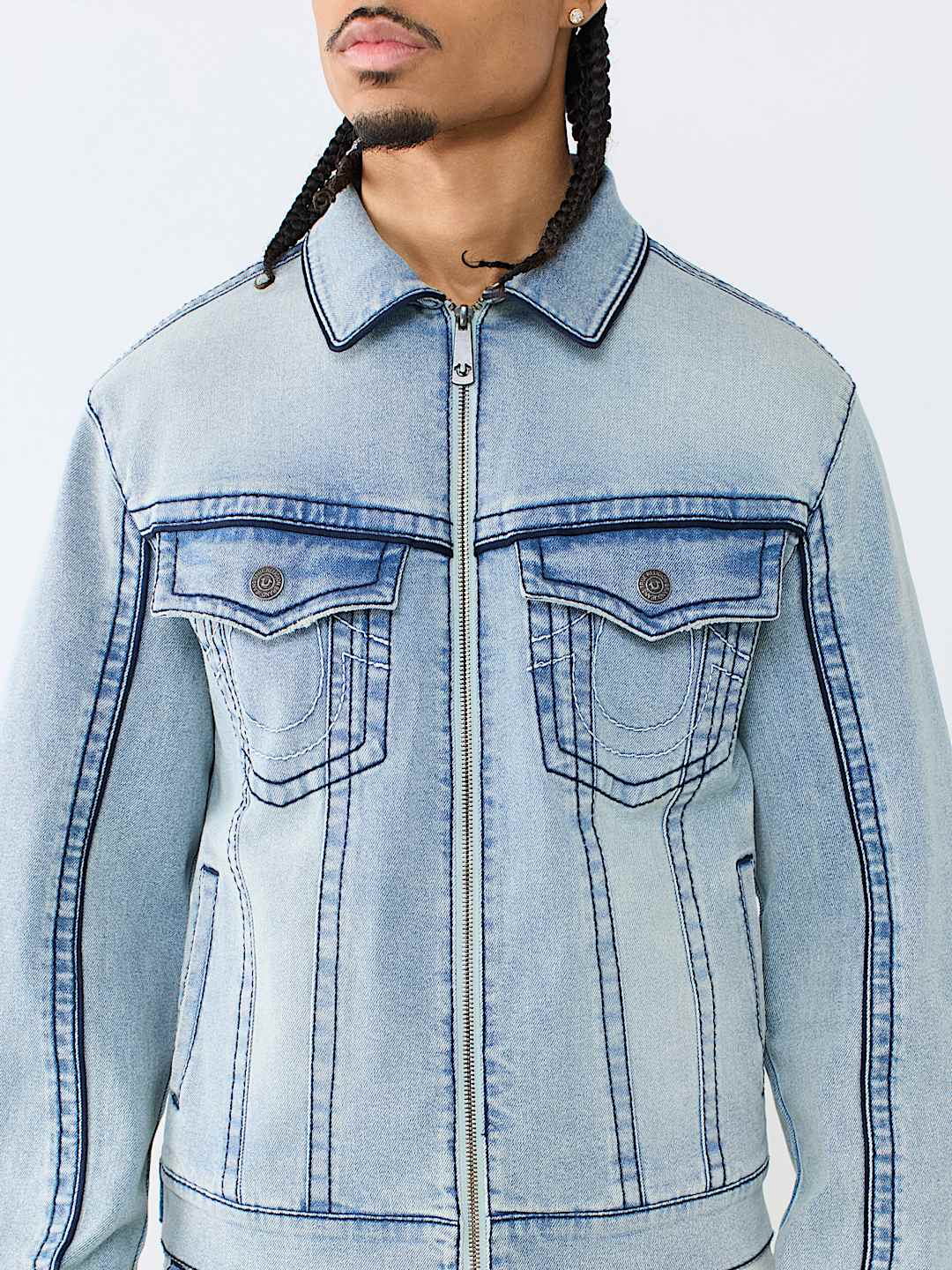 BIG T MOTO DENIM JACKET