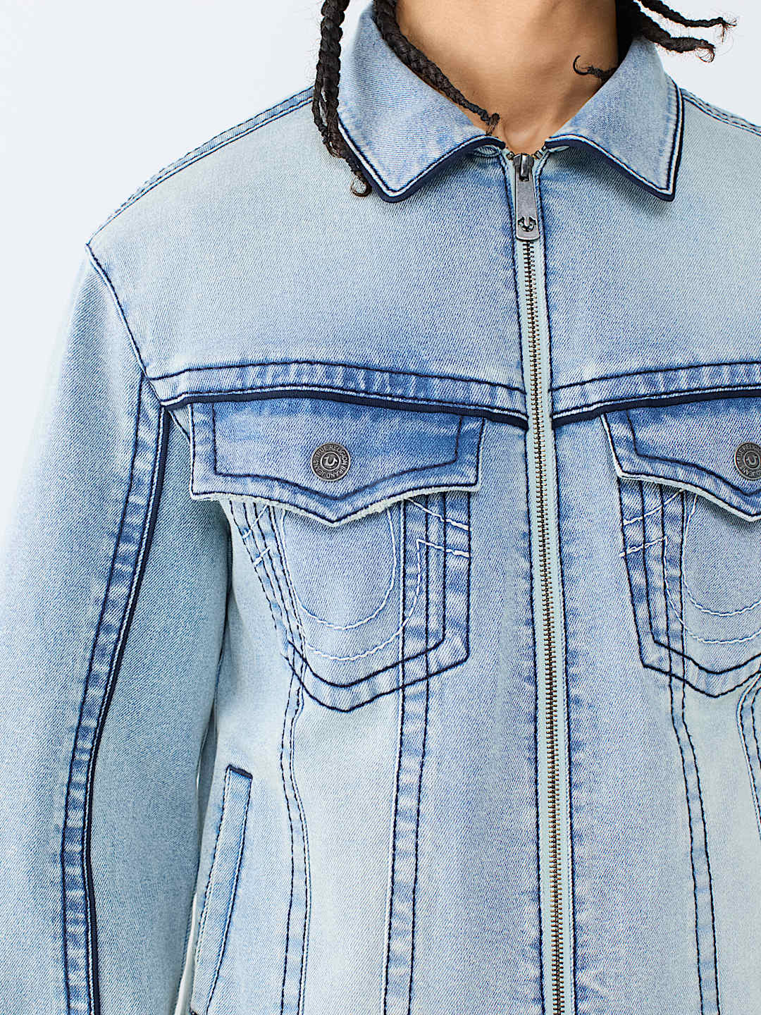BIG T MOTO DENIM JACKET