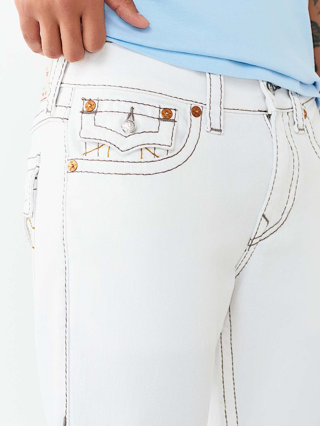 ROCCO BIG T FLAP SKINNY JEAN 32"