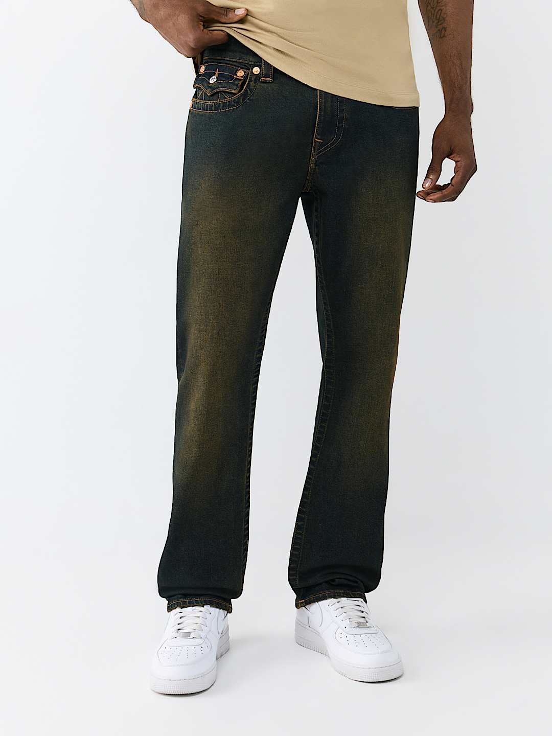 RICKY FLAP STRAIGHT JEAN 34"