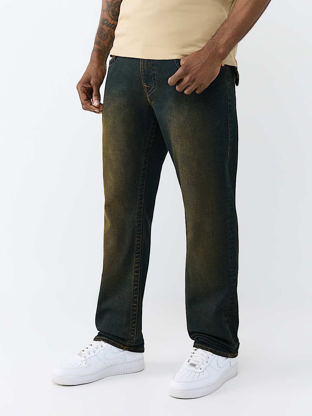 RICKY FLAP STRAIGHT JEAN 34"