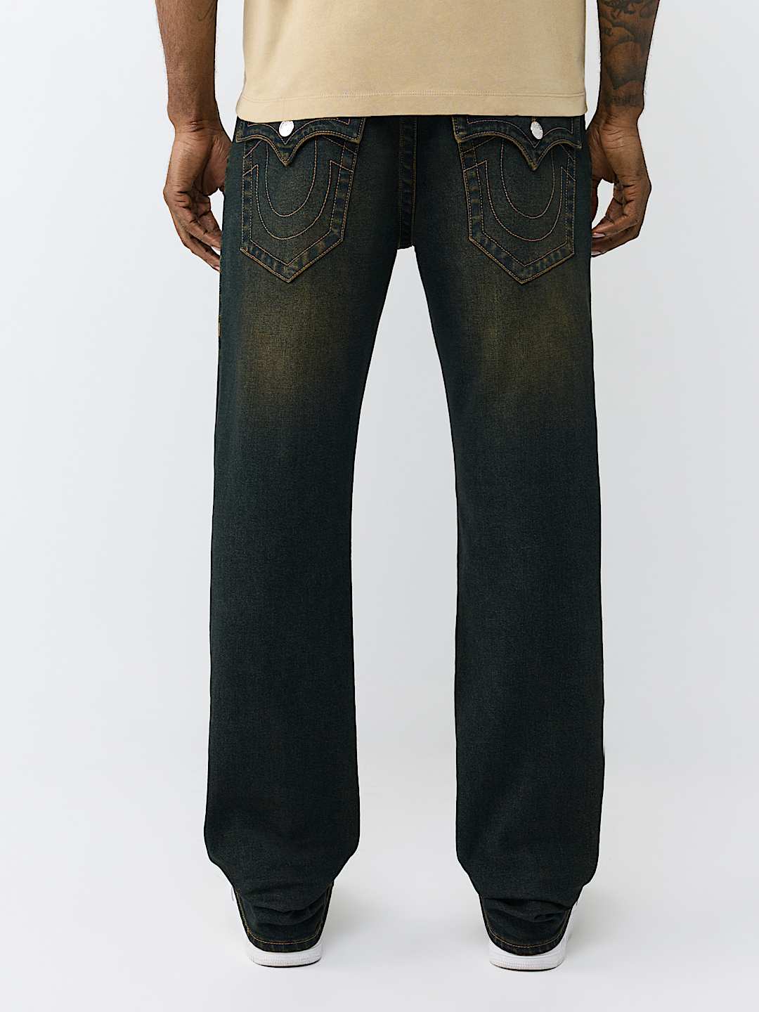 RICKY FLAP STRAIGHT JEAN 34"