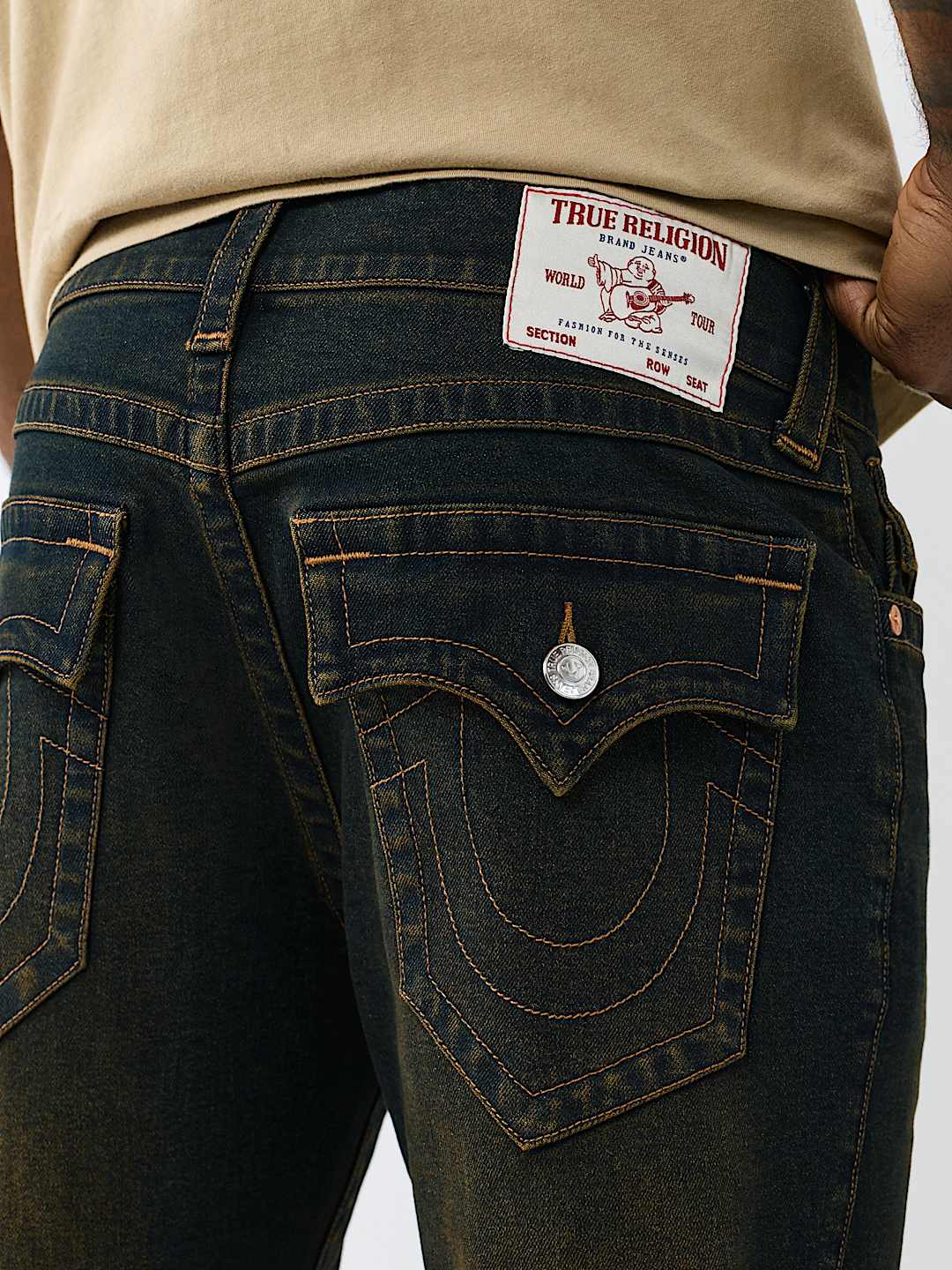 RICKY FLAP STRAIGHT JEAN 34"