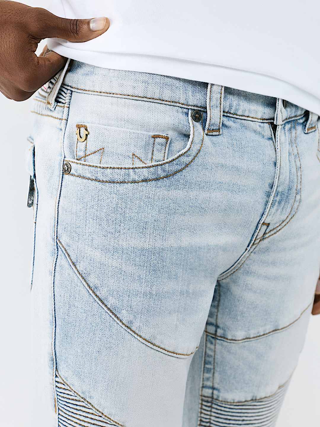 ROCCO MOTO SKINNY JEAN 32", image 4