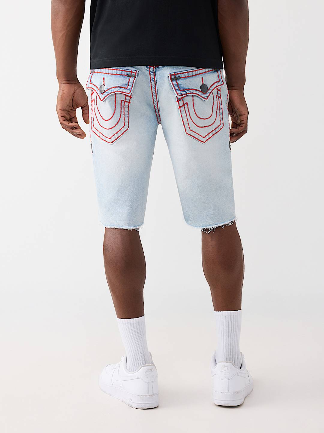 SHORTS RICKY S&Uacute;PER T CON SOLAPAS Y DOBLADILLO DESHILACHADO, image 5