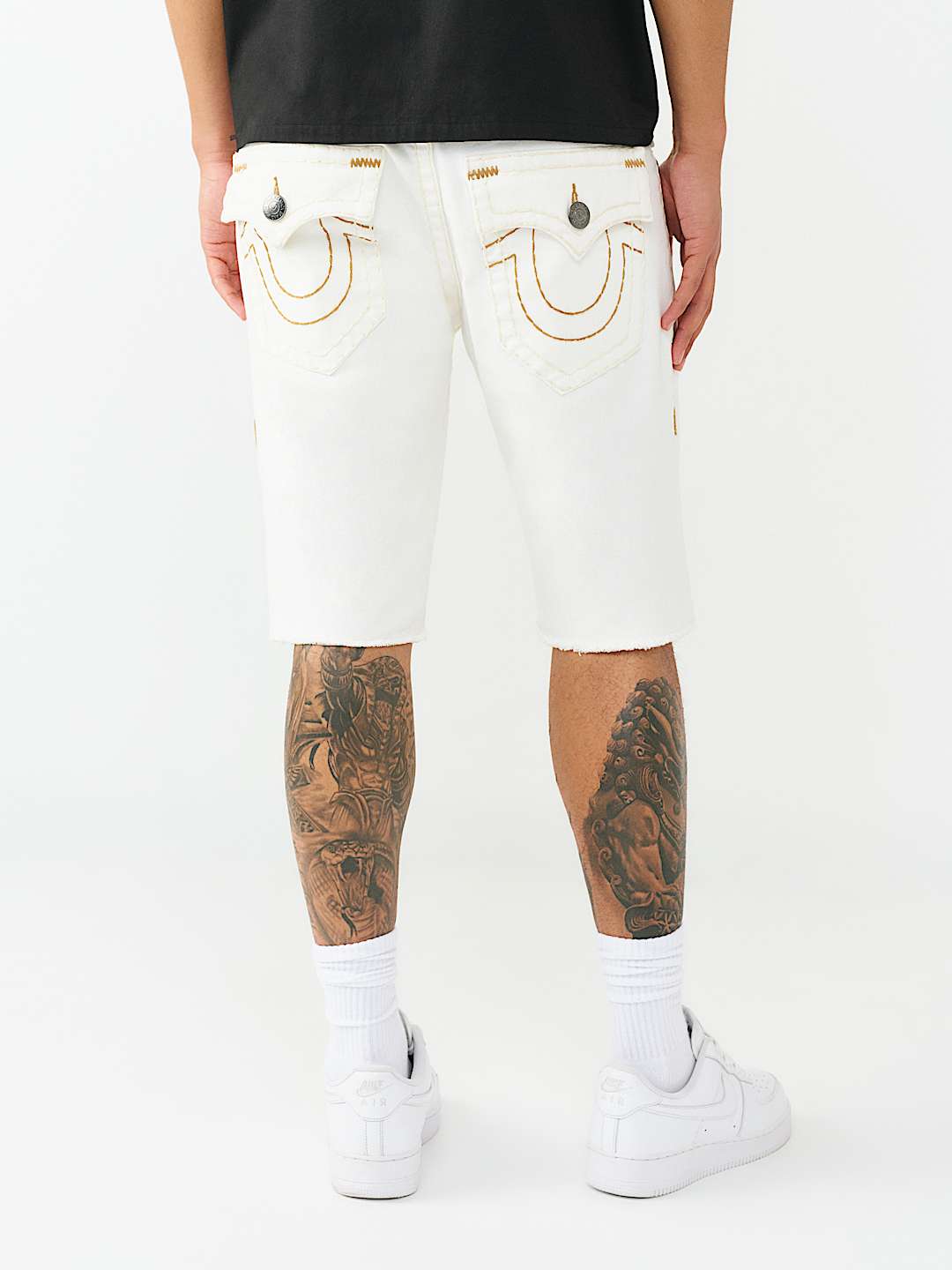 RICKY SUPER T FRAYED HEM FLAP SHORT, image 2