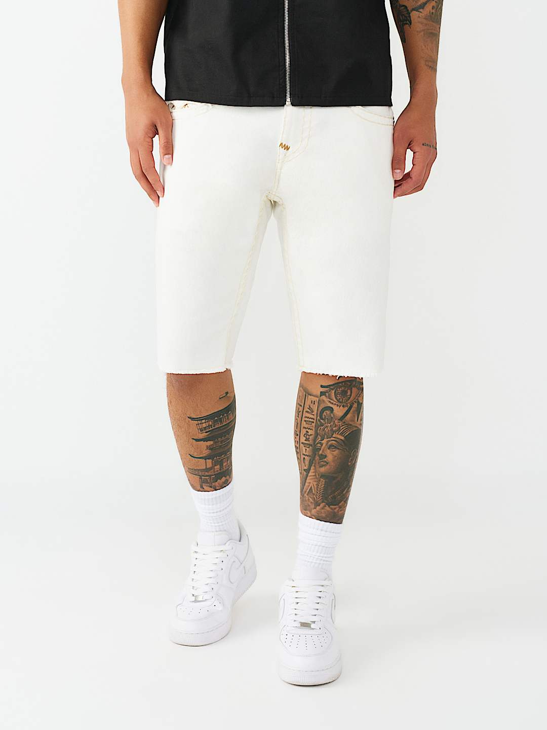 RICKY SUPER T FRAYED HEM FLAP SHORT, image 3