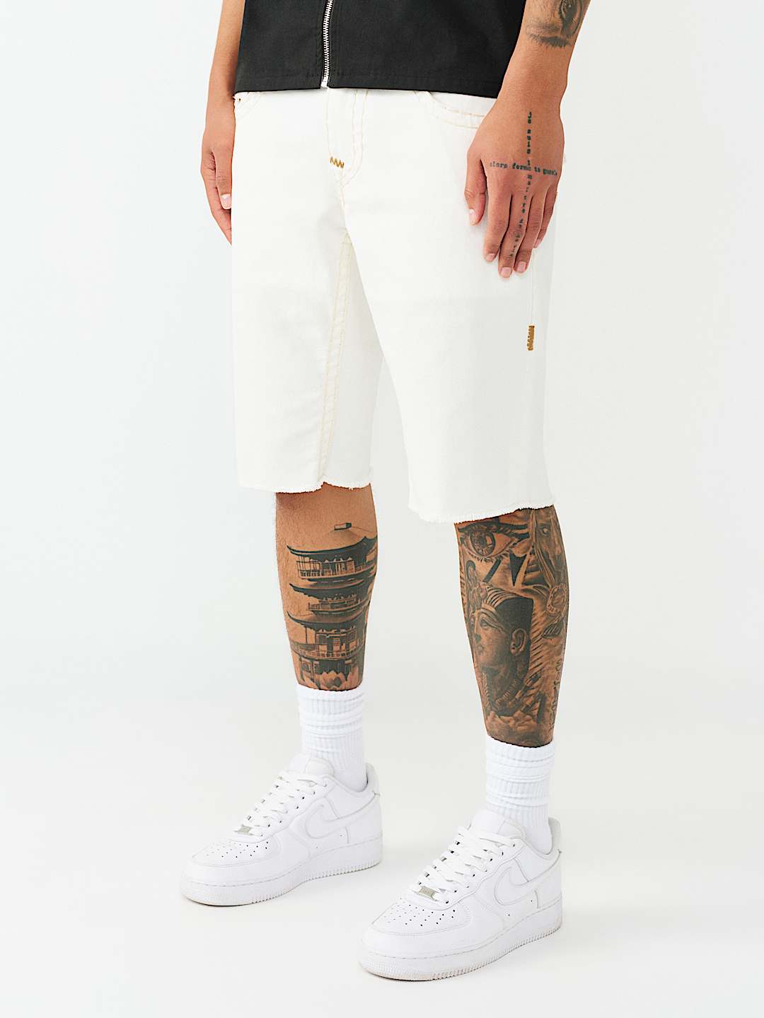 RICKY SUPER T FRAYED HEM FLAP SHORT, image 4