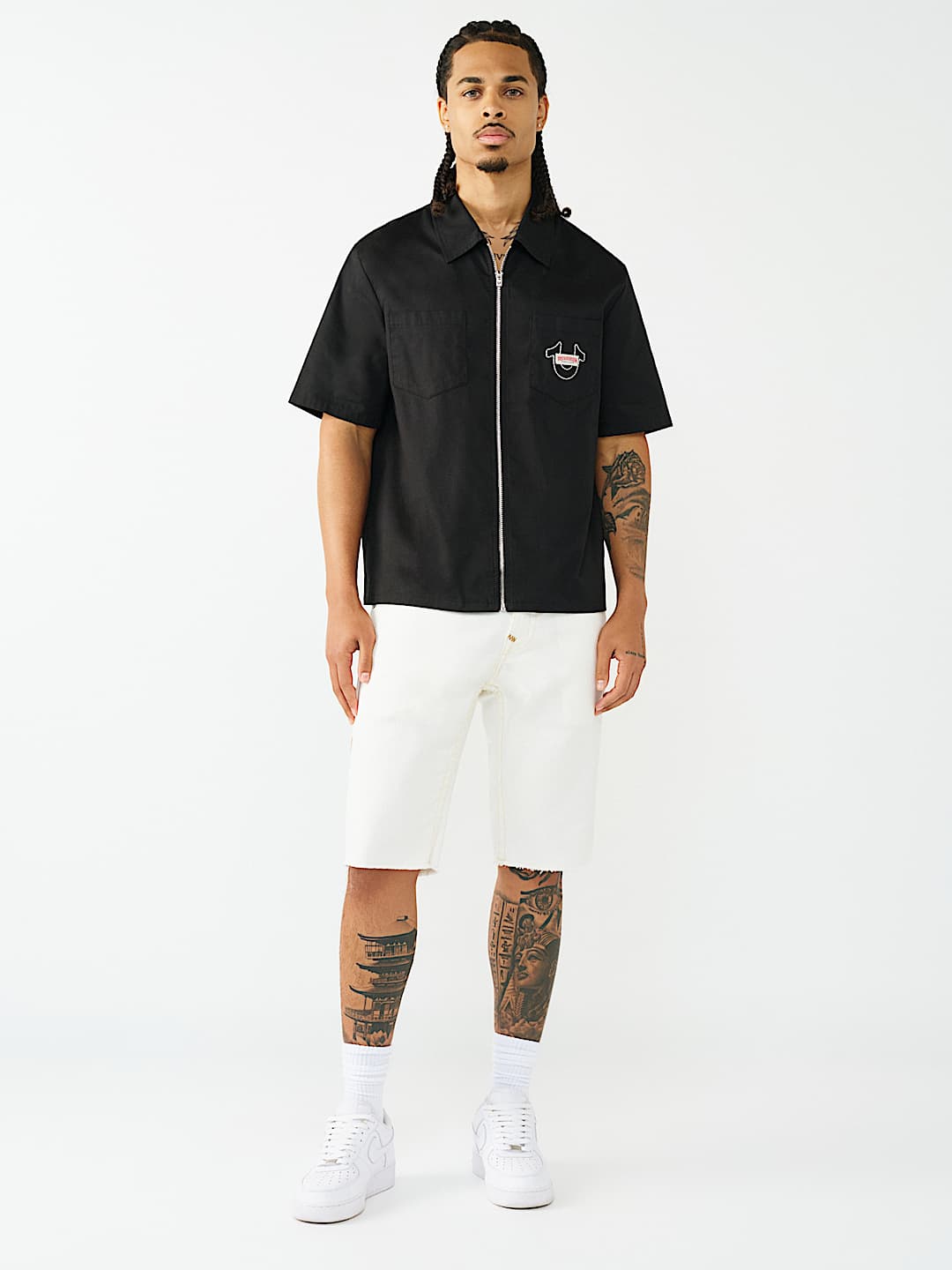 RICKY SUPER T FRAYED HEM FLAP SHORT, image 5