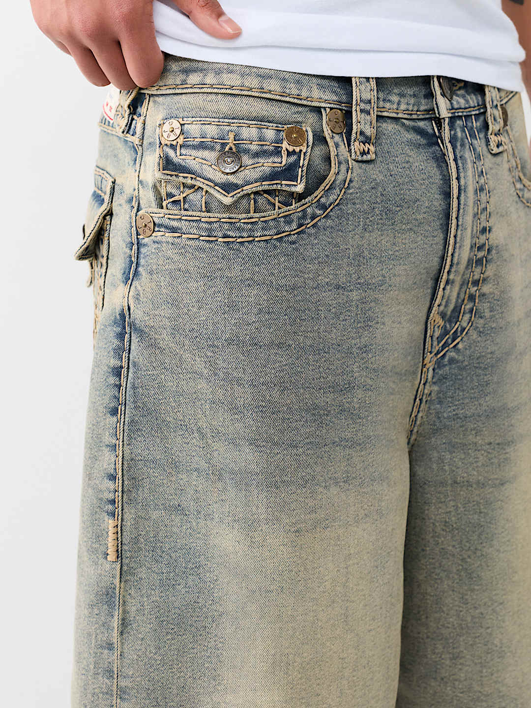 MIKEY SUPER T FLAP BAGGY AF SHORT