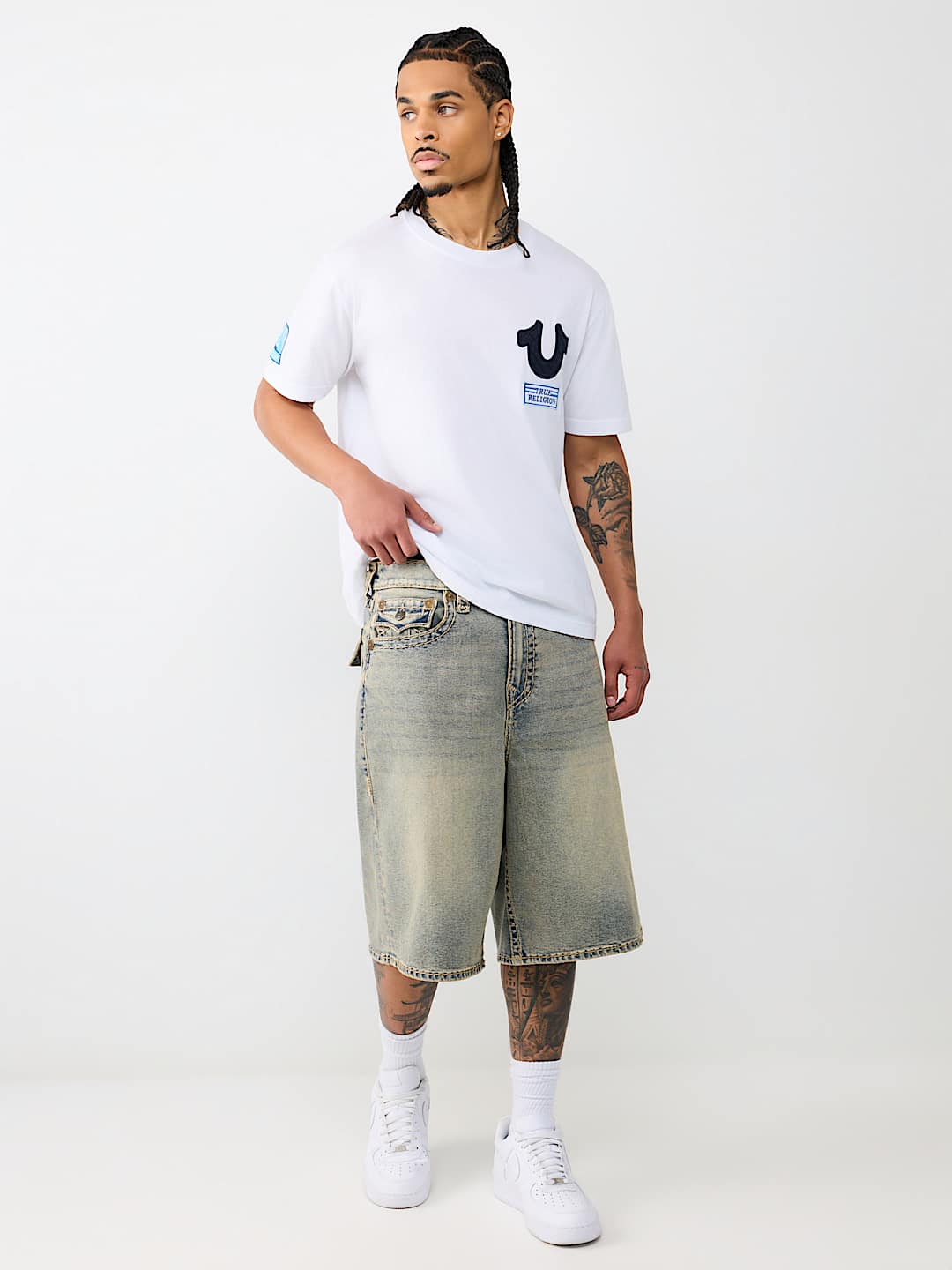 MIKEY SUPER T FLAP BAGGY AF SHORT