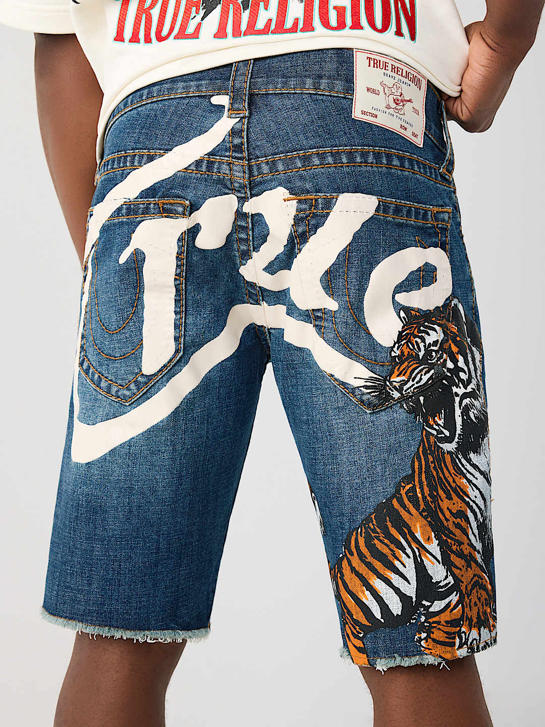 SHORTS RICKY BIG T CON DOBLADILLO DESHILACHADO, image 1