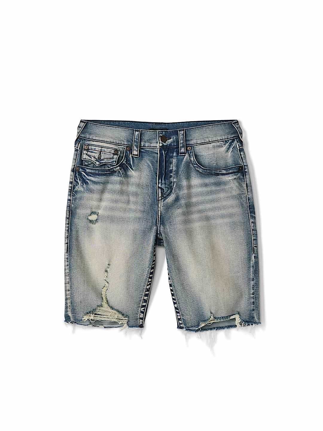 BOBBY DESTROYED HEM FLAP BAGGY SHORT, image 7