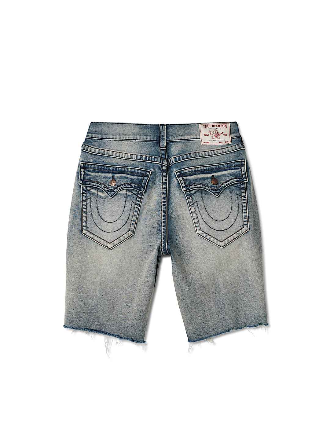 BOBBY DESTROYED HEM FLAP BAGGY SHORT, image 8