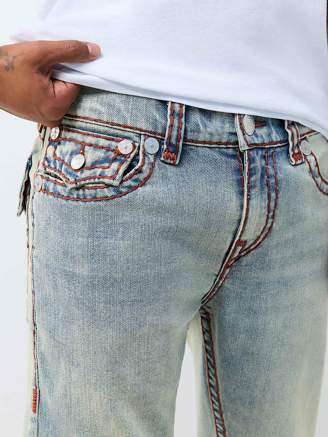 ROCCO SUPER T FLAP SKINNY JEAN 32"