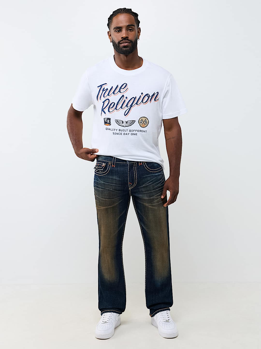 RICKY SUPER T FLAP STRAIGHT JEAN 34"