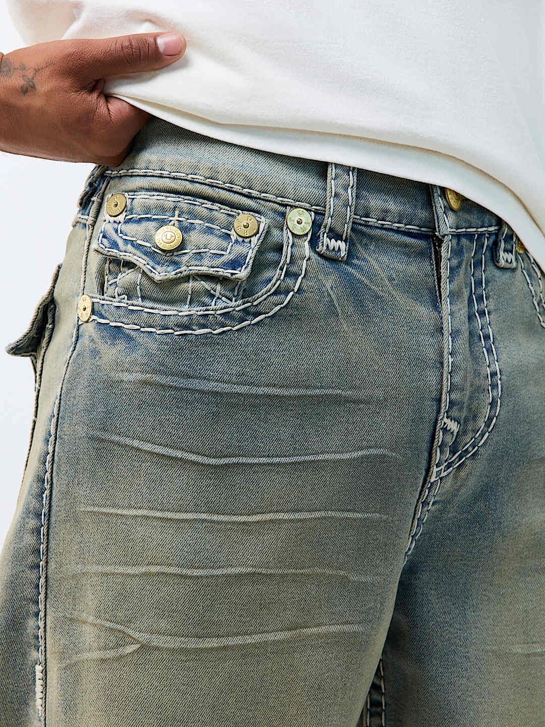 VINNY SUPER T FLAP ULTRA BAGGY JEAN 34"