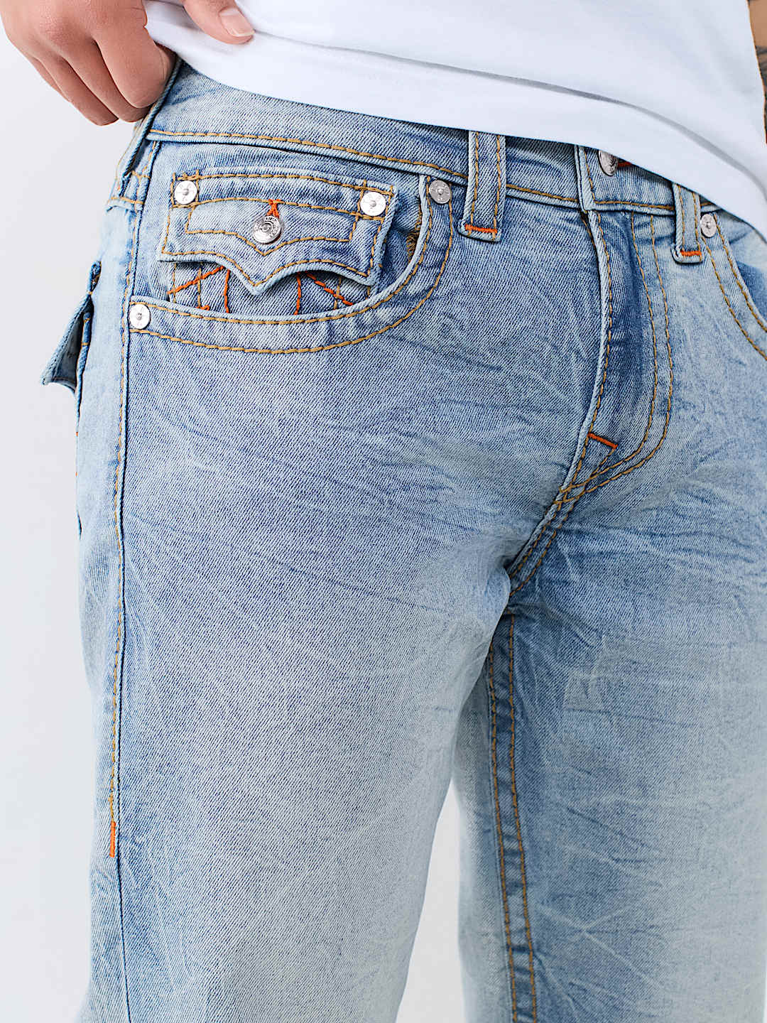 RICKY BIG T FLAP STRAIGHT JEAN 34"