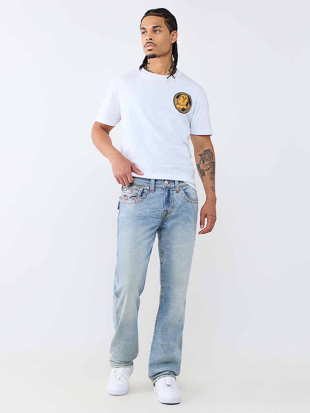 RICKY BIG T FLAP STRAIGHT JEAN 34"