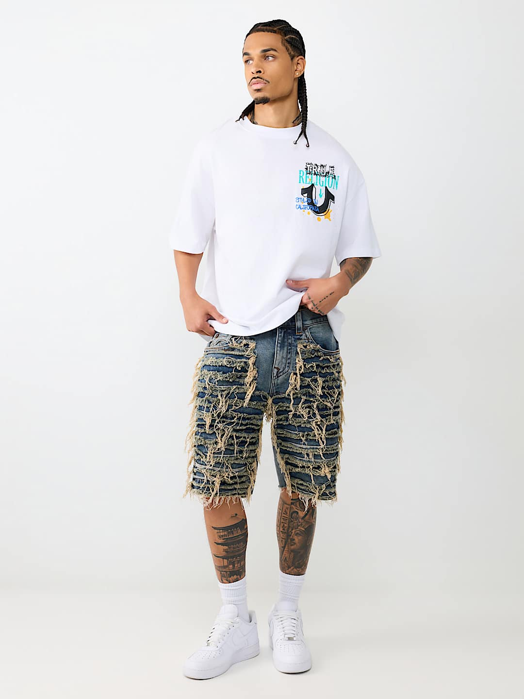BOBBY DESTROYED FLAP SHORT