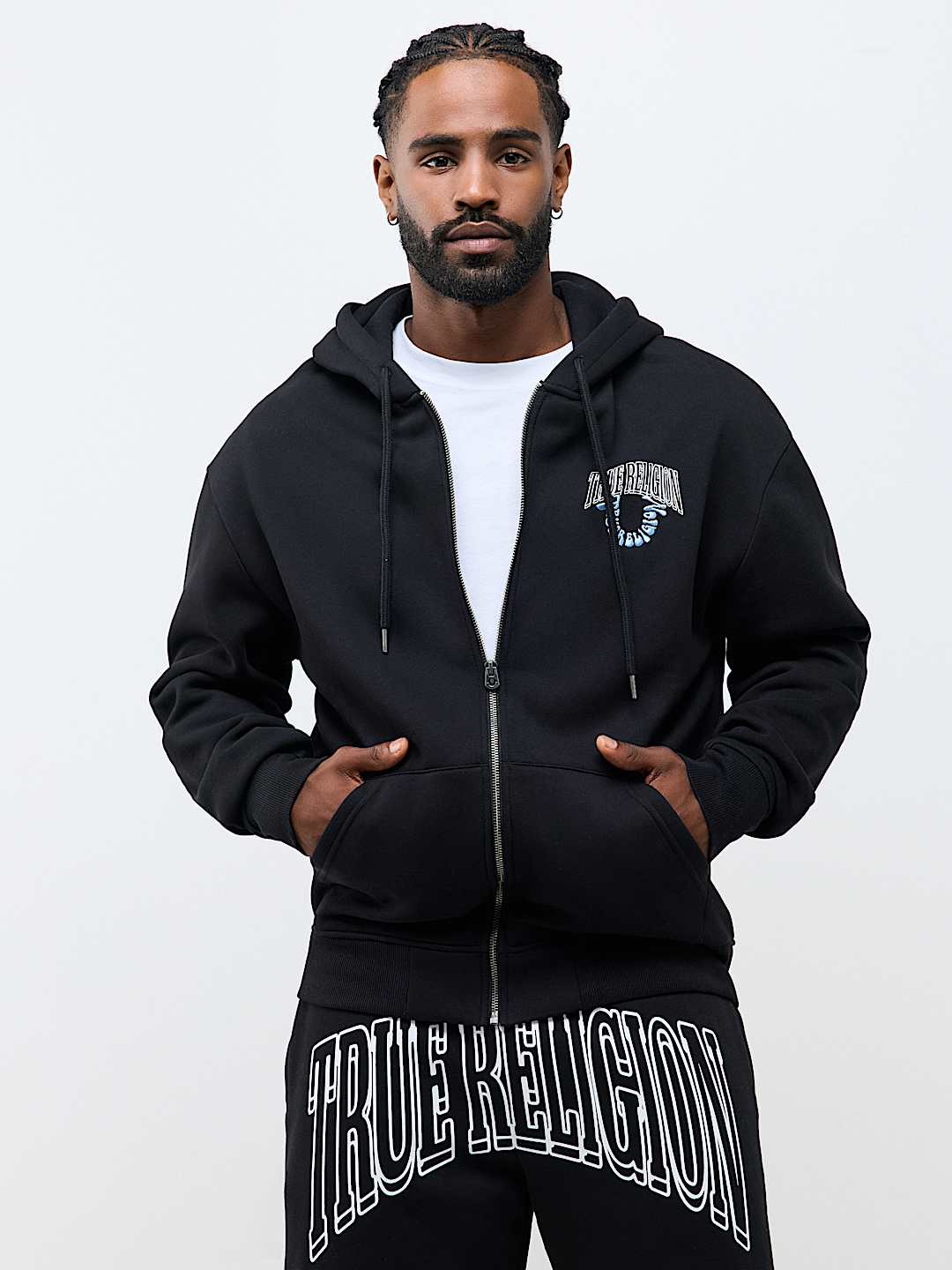 GROOVY BUDDHA ZIP HOODIE 