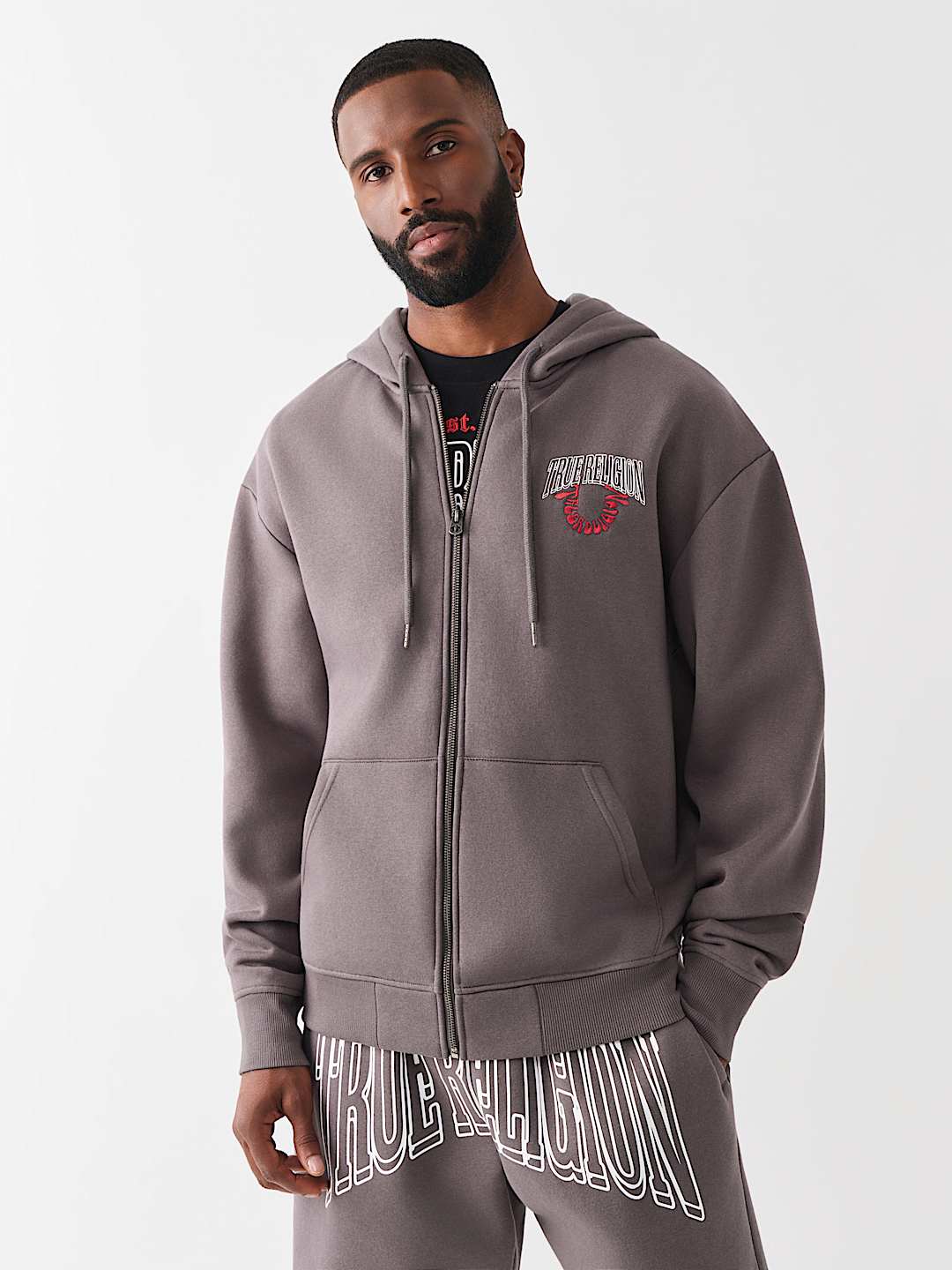 GROOVY BUDDHA ZIP HOODIE 