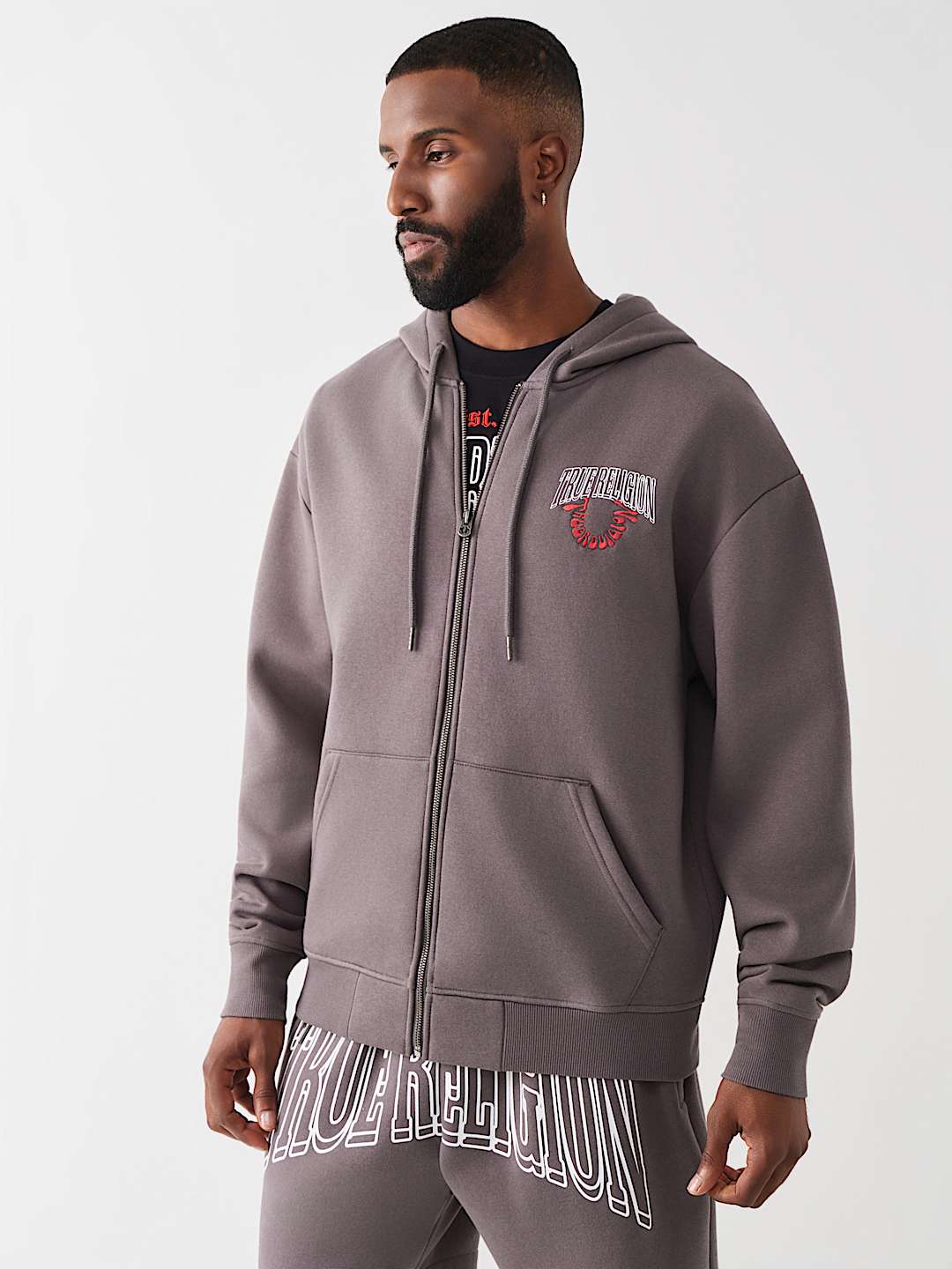 GROOVY BUDDHA ZIP HOODIE 