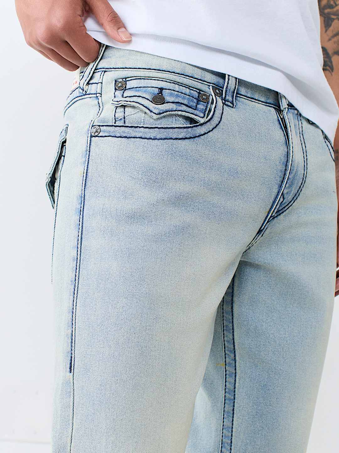 BILLY BIG T FLAP BOOTCUT JEAN 34"