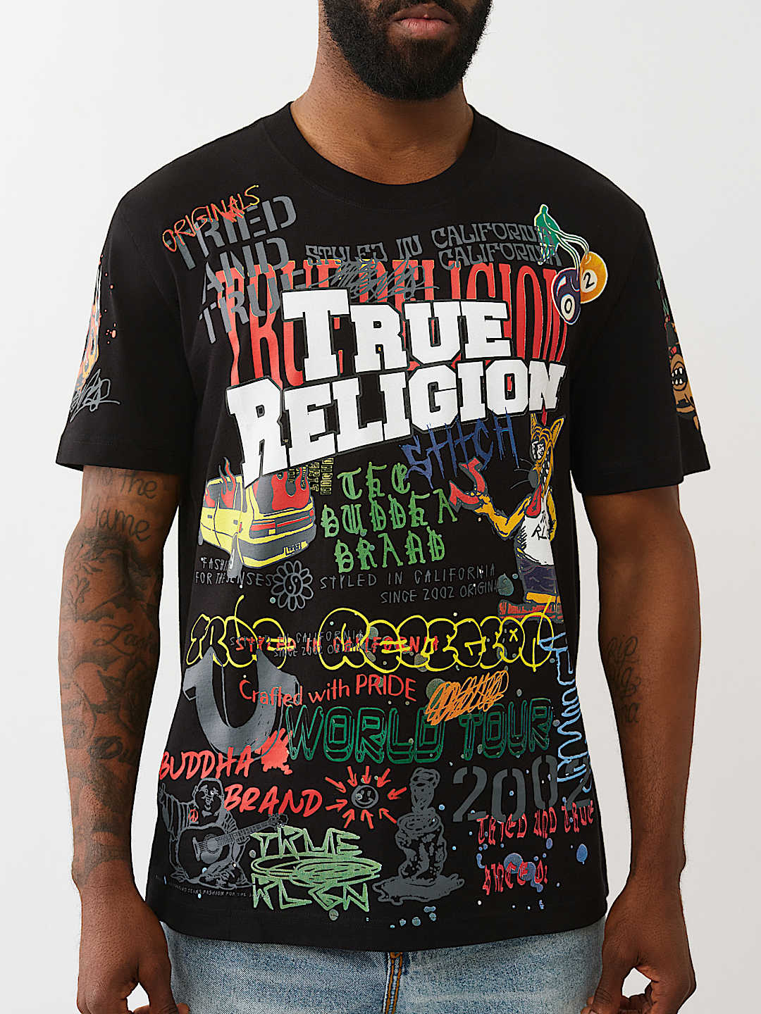 SKETCHED GRAPHIC LOGO TEE