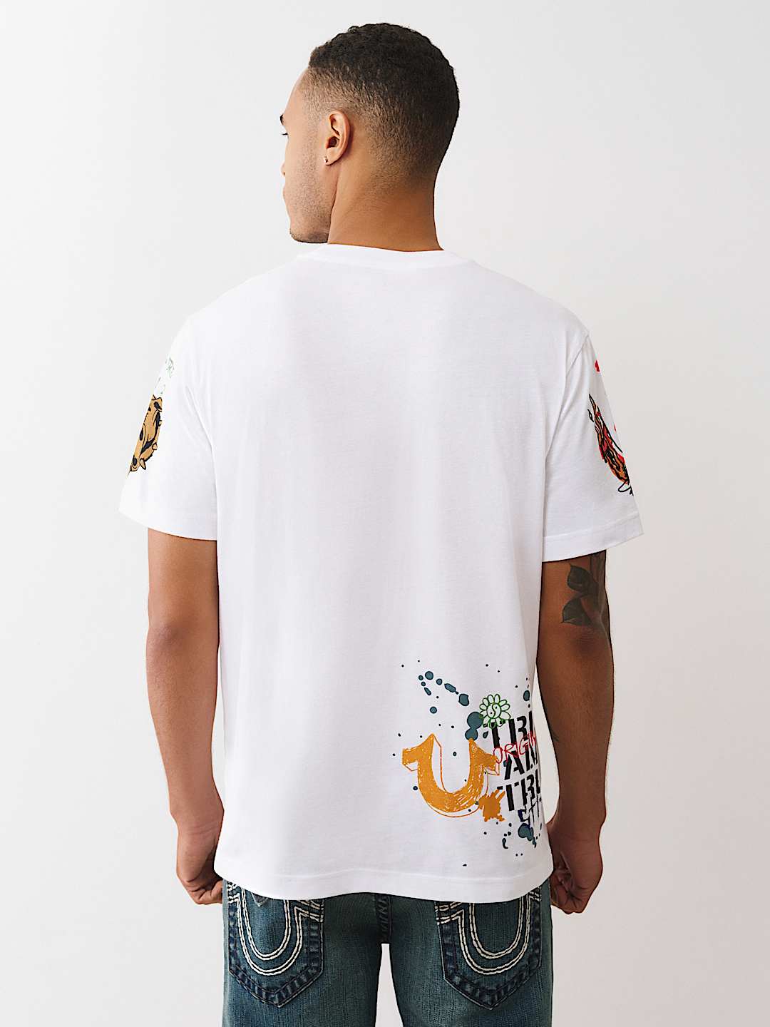 SKETCHED GRAPHIC LOGO TEE, image 2