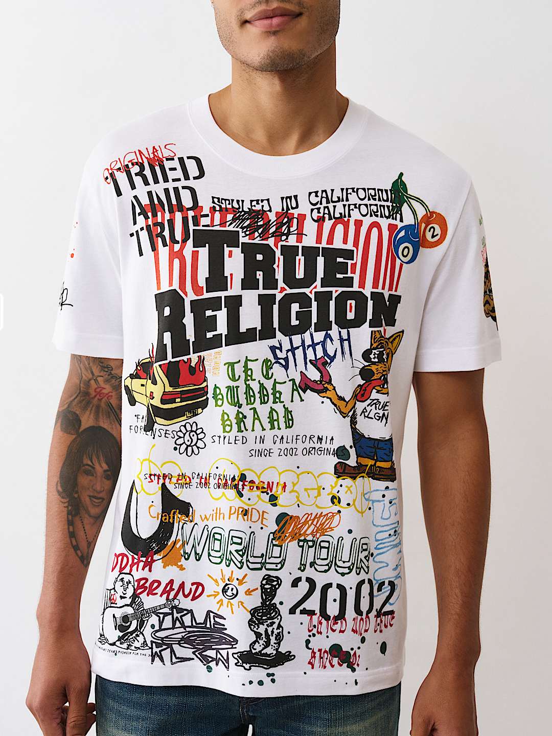 SKETCHED GRAPHIC LOGO TEE, image 5