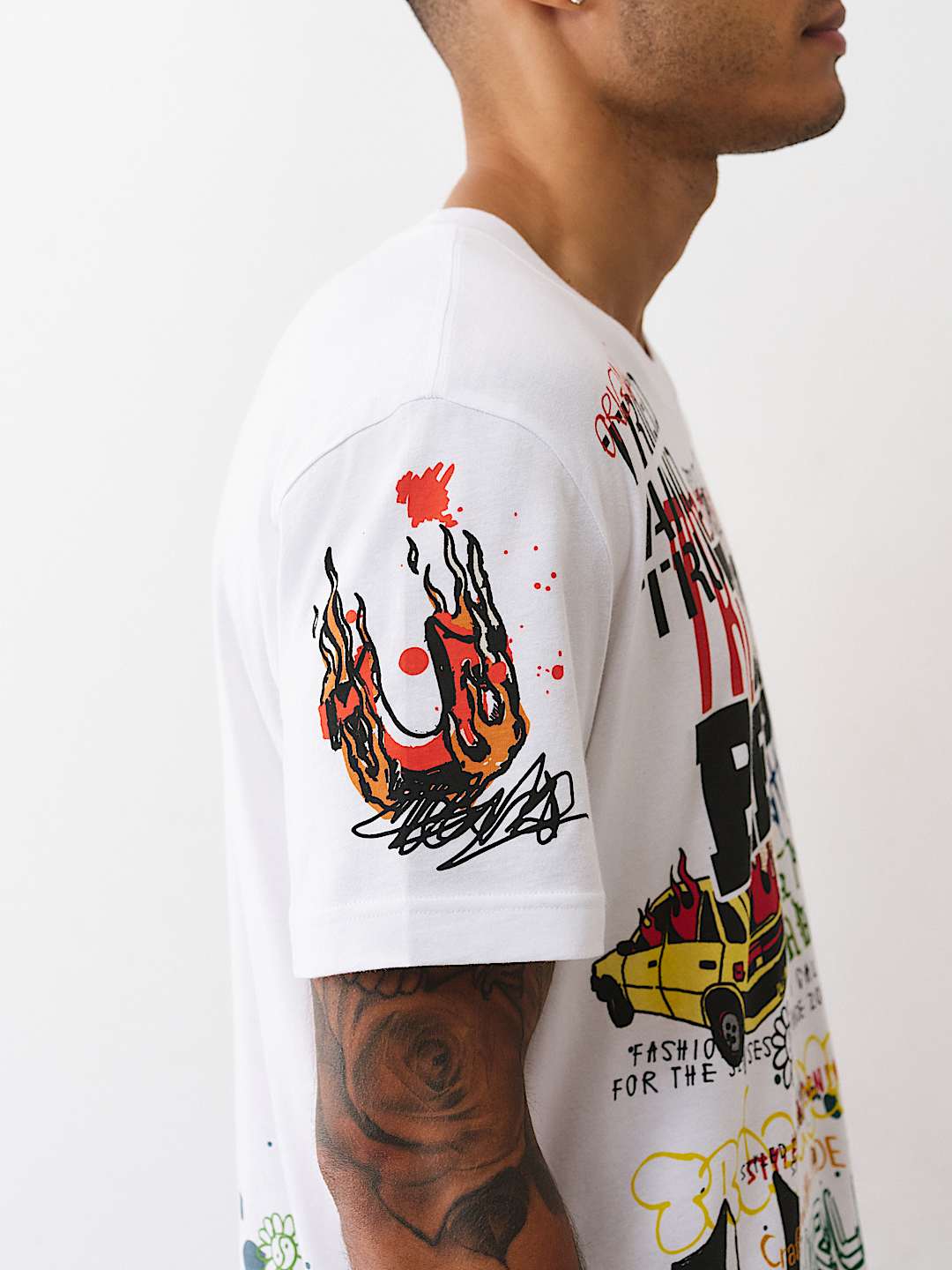 SKETCHED GRAPHIC LOGO TEE, image 6