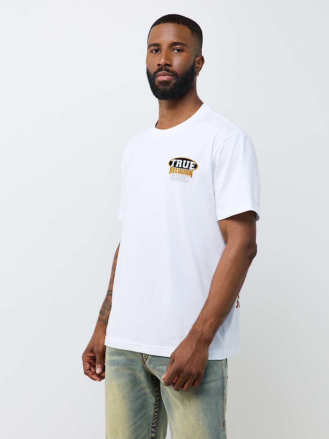 STACKED LOGO TEE