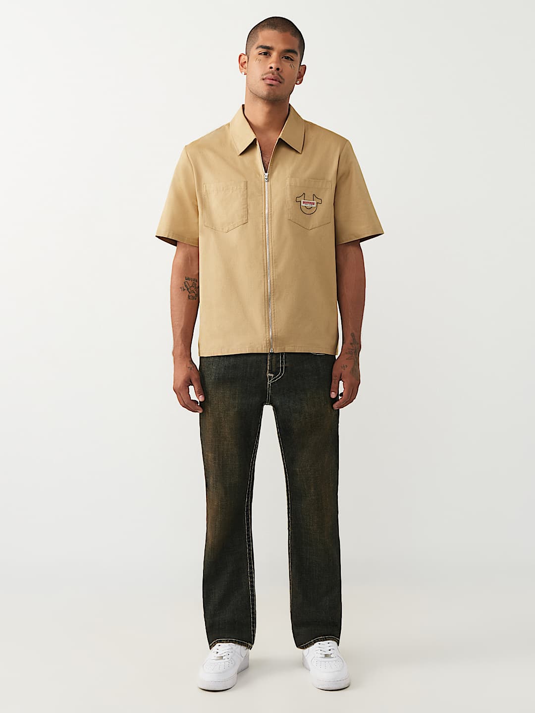 CAMISA DE BUDA CON CIERRE COMPLETO, image 6