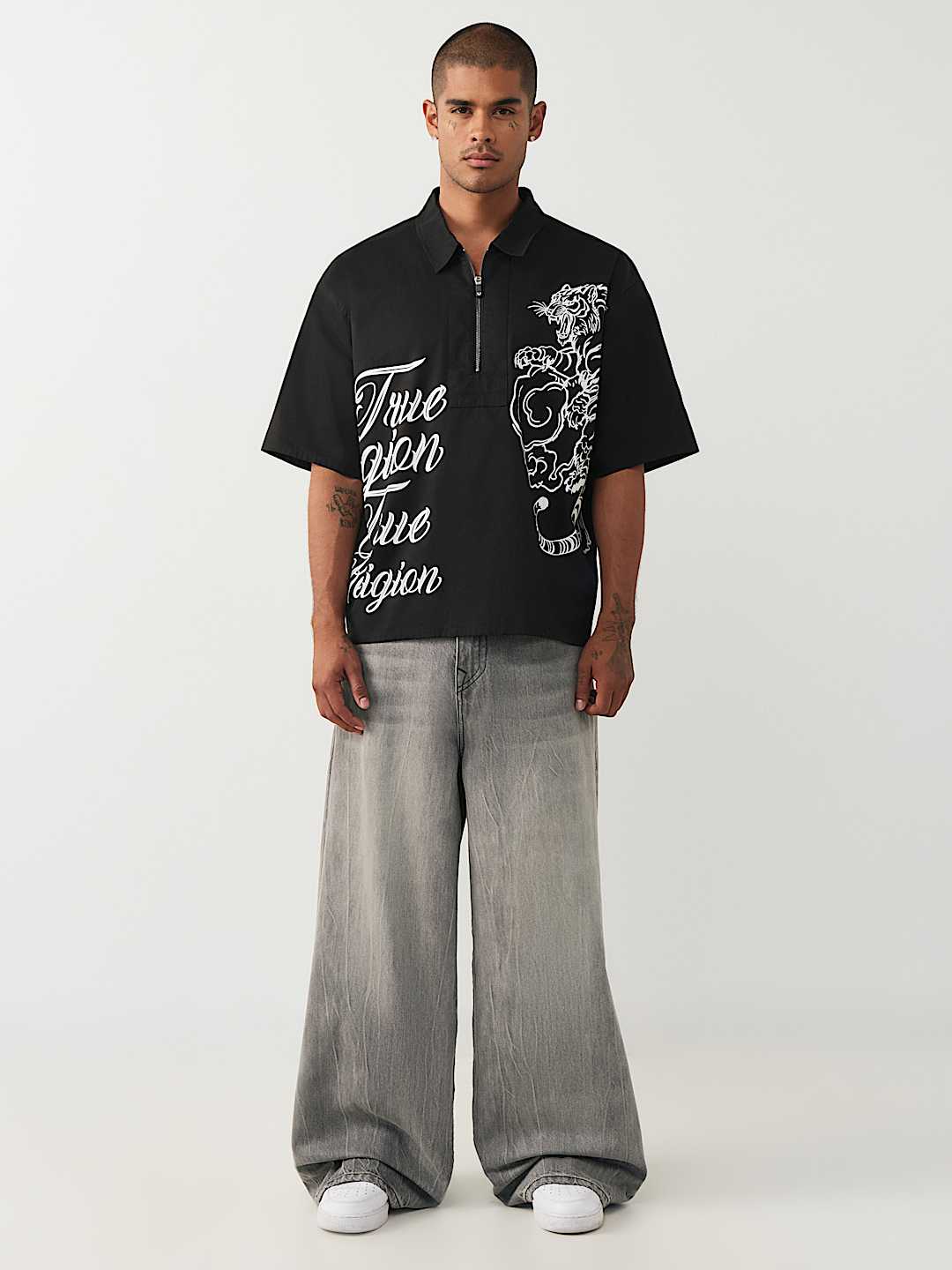 CAMISA DE TIGRE CON MEDIO CIERRE, image 7