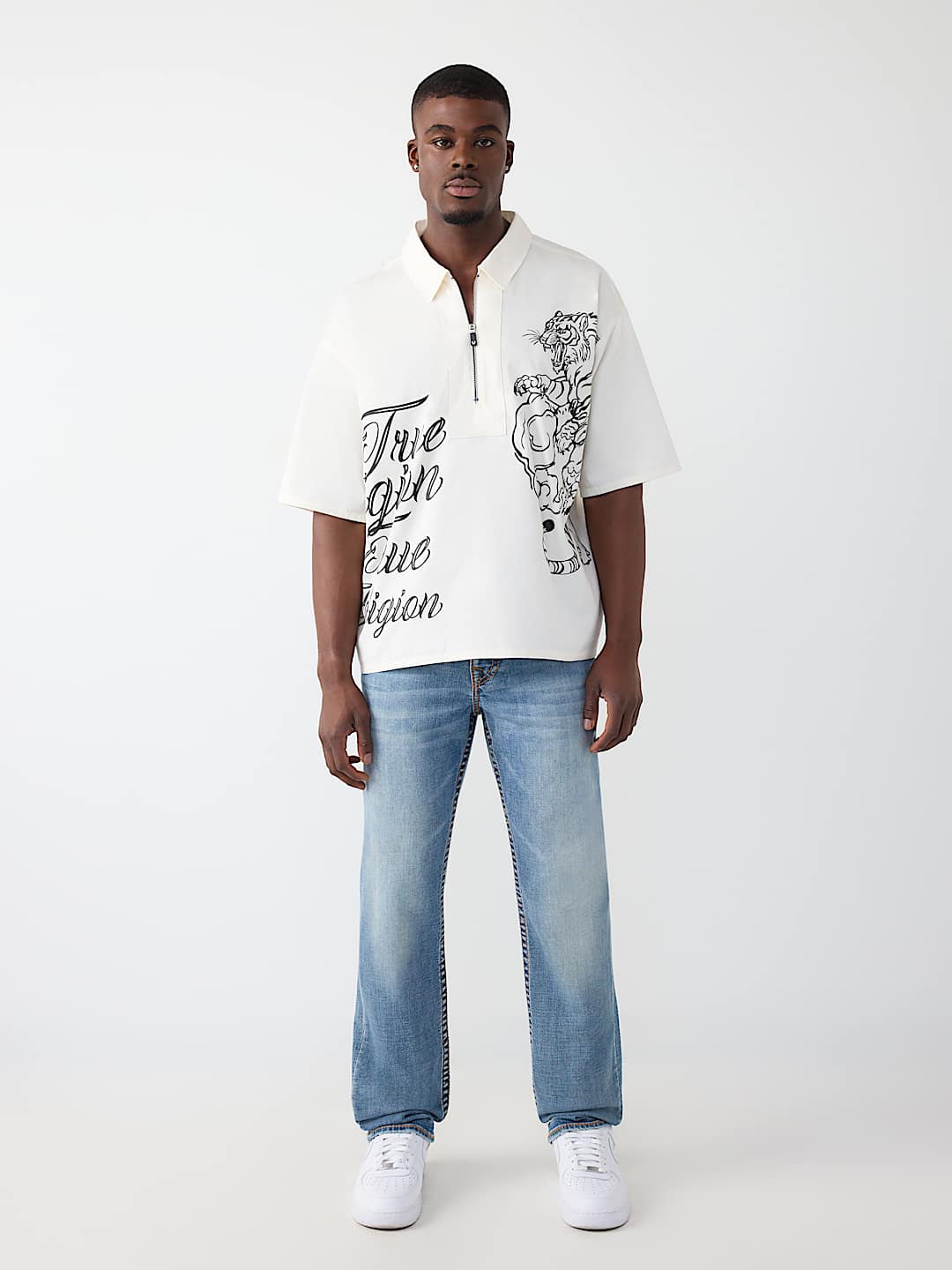 CAMISA DE TIGRE CON MEDIO CIERRE, image 7