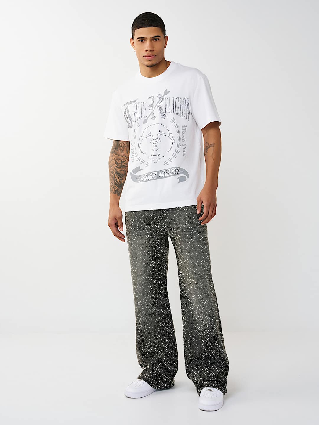 RHINESTONE BUDDHA TEE, image 6