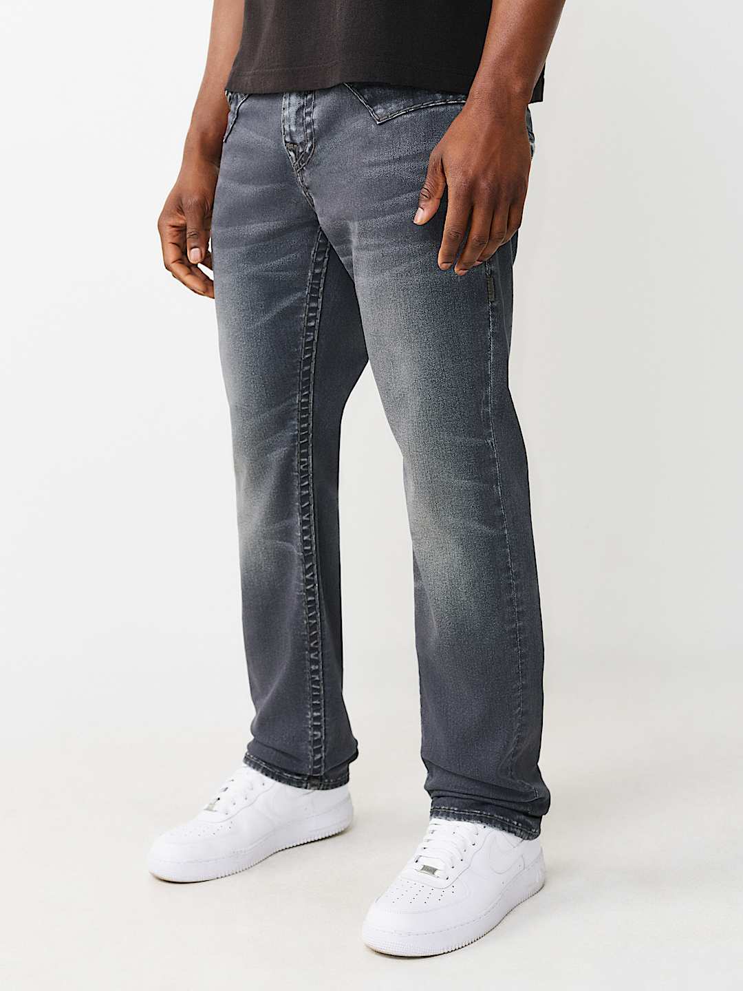 RICKY SUPER T JIMMY FLAP STRAIGHT JEAN 34", image 3