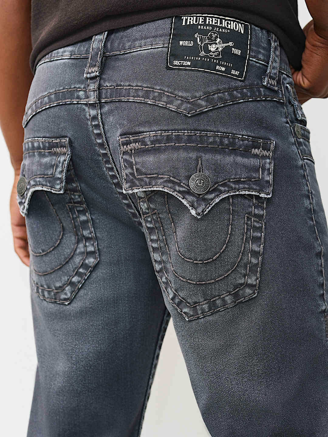 RICKY SUPER T JIMMY FLAP STRAIGHT JEAN 34", image 1