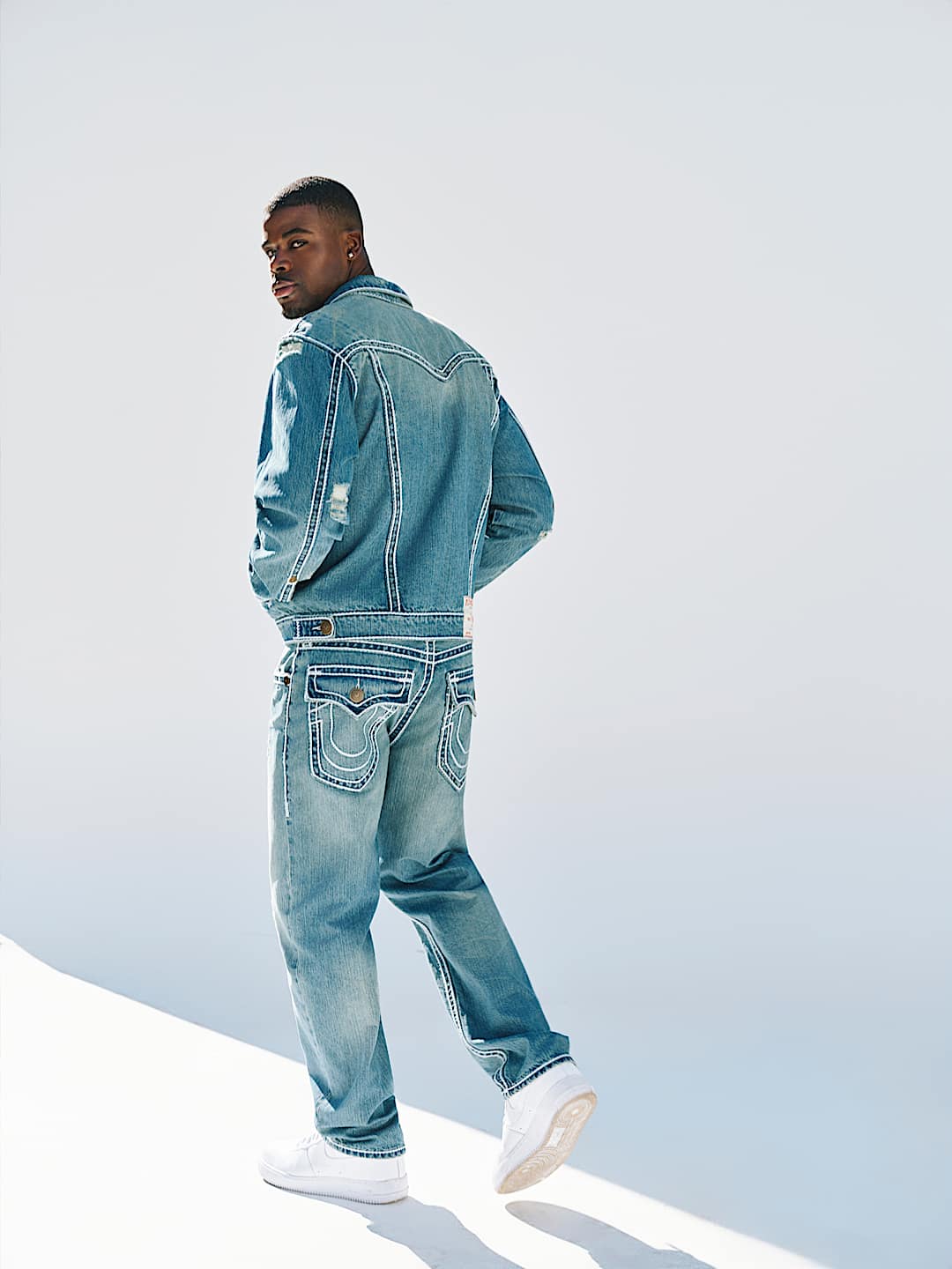 BOBBY ROPE STITCH FLAP BAGGY JEAN 32", image 2