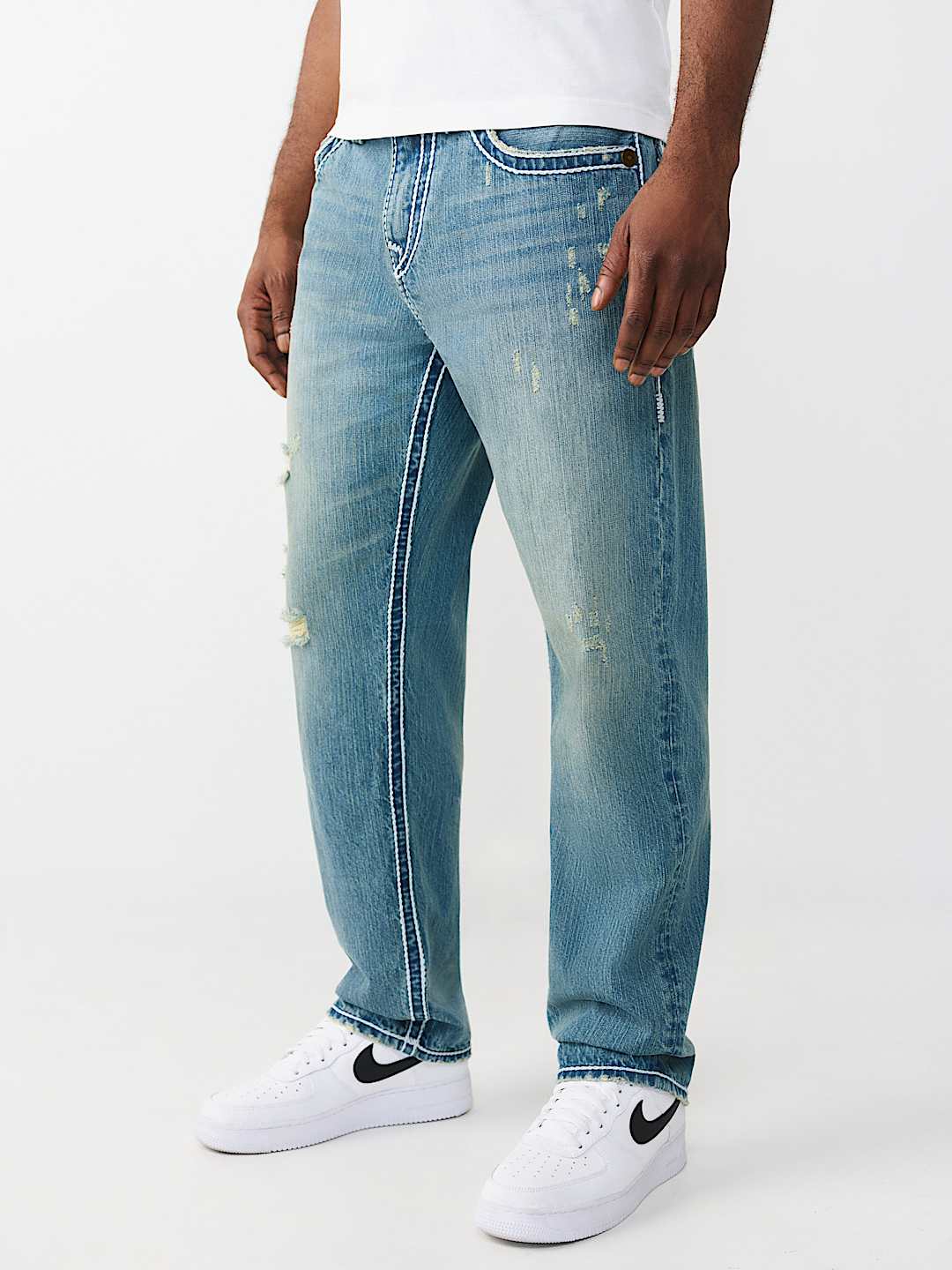 BOBBY ROPE STITCH FLAP BAGGY JEAN 32", image 4