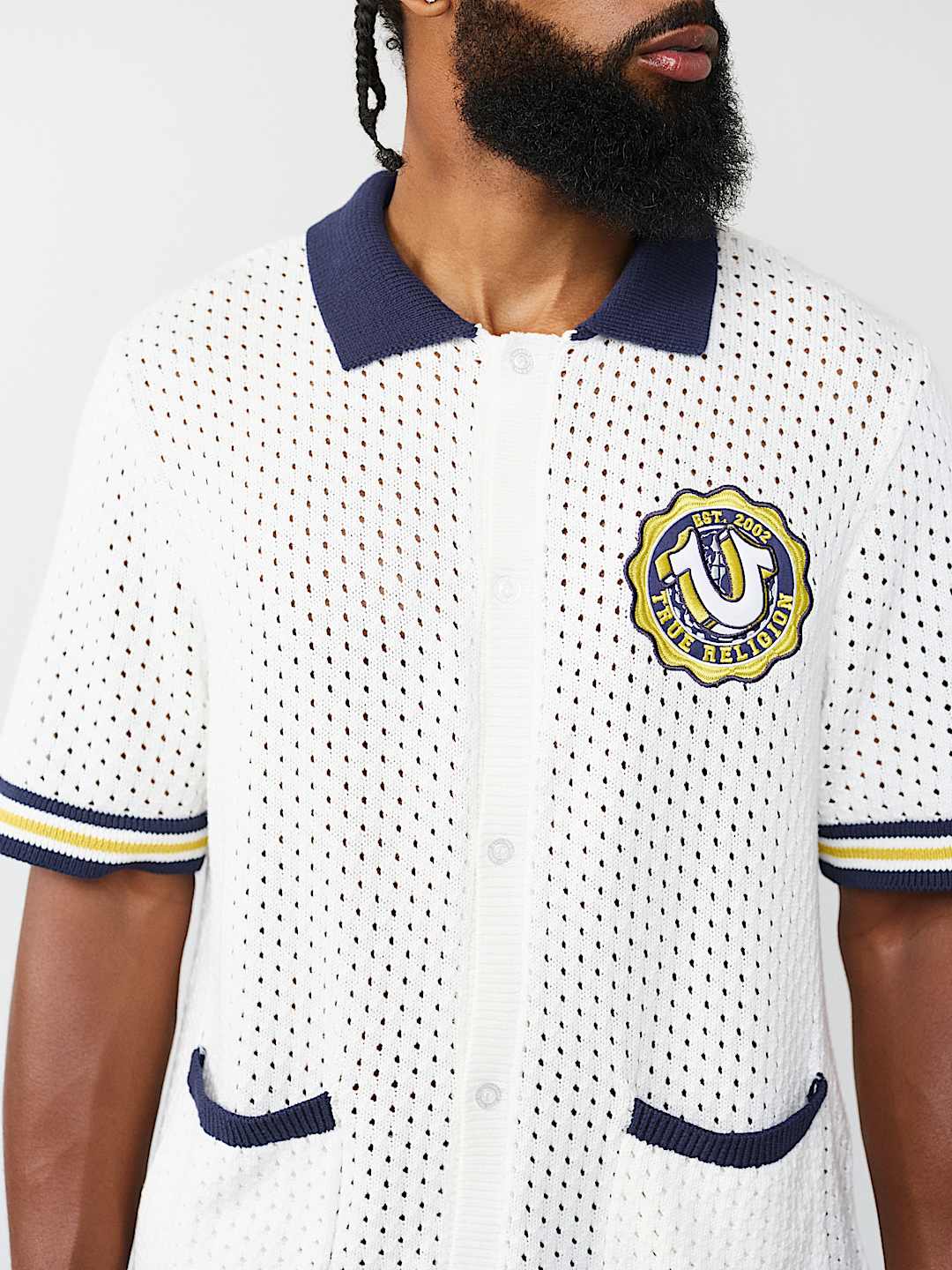 CAMISA TEJIDA CON ESCUDO DE HERRADURA, image 3
