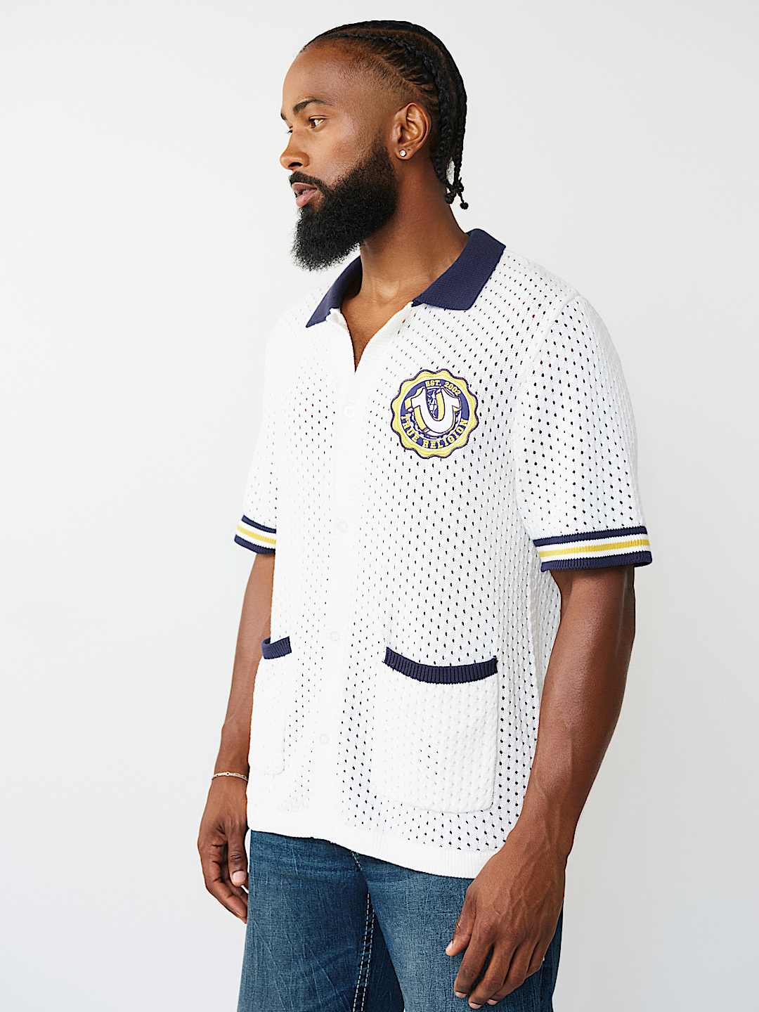 CAMISA TEJIDA CON ESCUDO DE HERRADURA, image 5