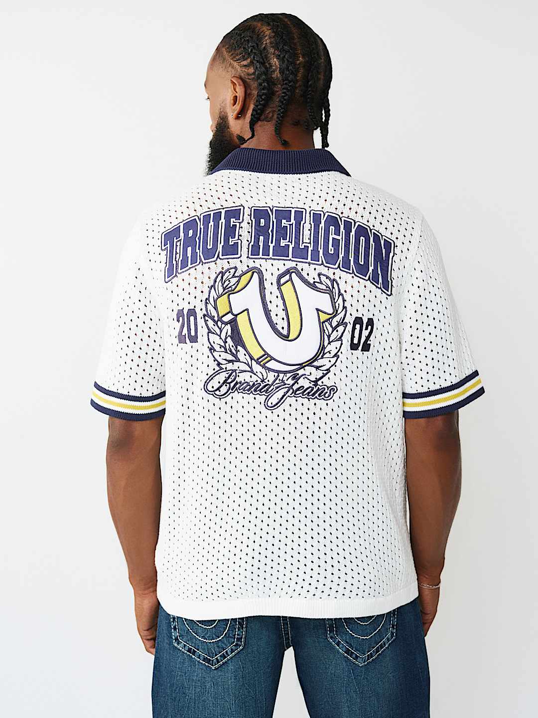 CAMISA TEJIDA CON ESCUDO DE HERRADURA, image 1